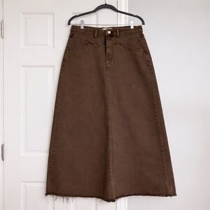 FREE PEOPLE, MOLLY MAXI SKIRT SIZE 6, NEW WITHOUT TAGS